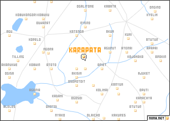 map of Karapata