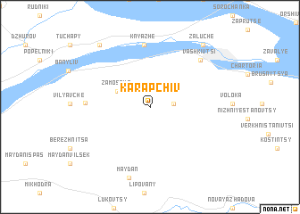 map of Karapchiv