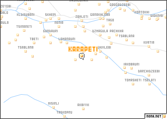 map of Karapeti