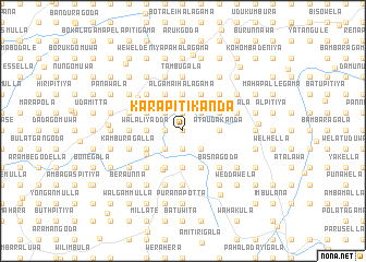 map of Karapitikanda