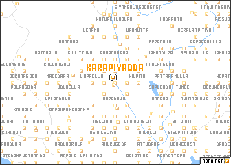 map of Karapiyadda