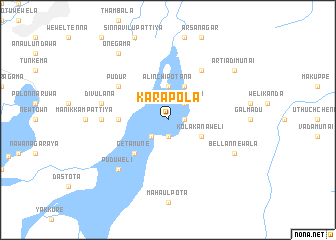 map of Karapola