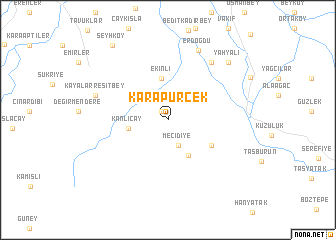 map of Karapürçek