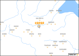 map of Karap