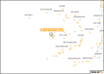 map of Karārārīng