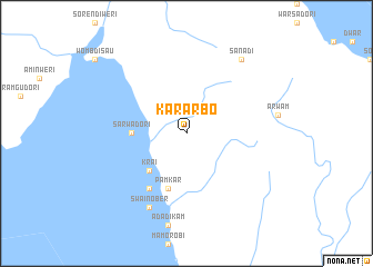 map of Kararbo