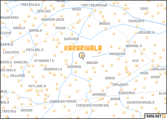 map of Karāriwāla