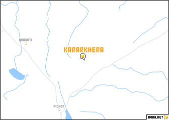 map of Karārkhera