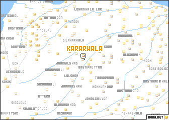 map of Kararwāla