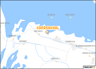 map of Karasakhal