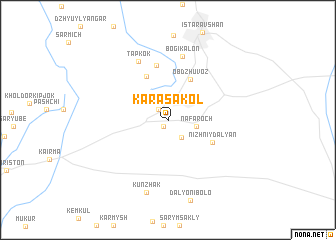 map of Karasakol