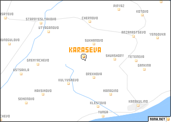 map of Karaseva