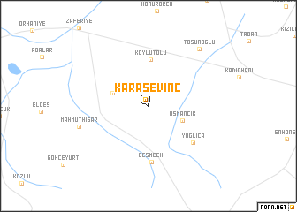 map of Karasevinç