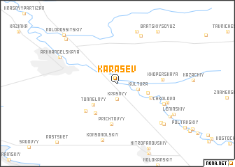 map of Karasev