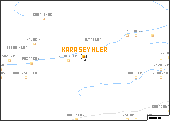 map of Karaşeyhler