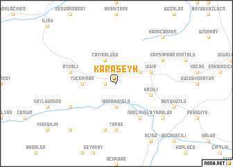 map of Karaşeyh