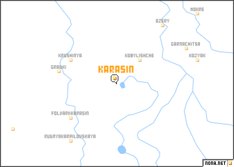 map of Karasin