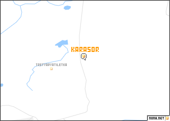 map of Karasor
