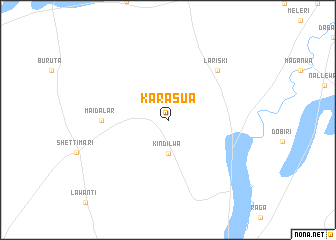 map of Karasua