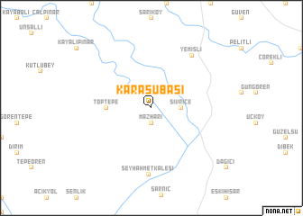 map of Karasubaşı