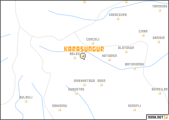 map of Karasungur