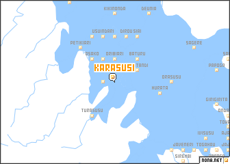 map of Karasusi