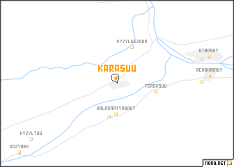 map of Kara-Suu