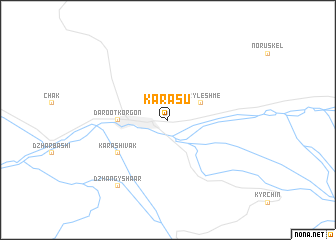 map of Kara-Su