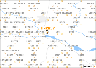 map of Karasy