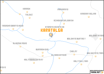 map of Karatalga
