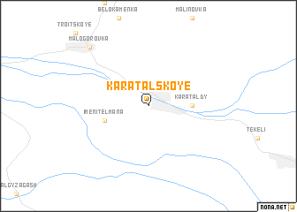 map of Karatalʼskoye