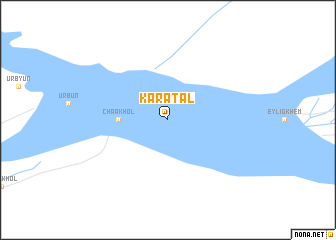 map of Kara-Tal
