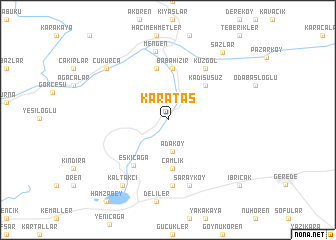 map of Karataş