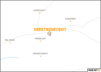 map of Karatausayskiy