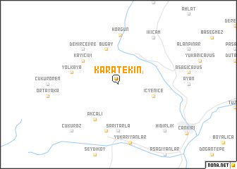 map of Karatekin