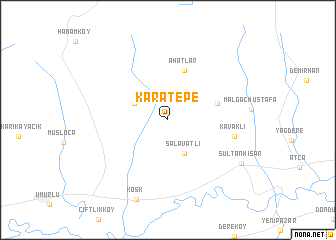 map of Karatepe