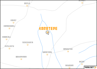 map of Karatepe