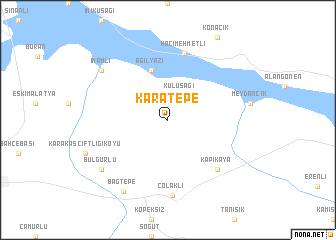 map of Karatepe