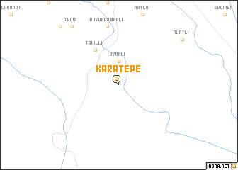 map of Karatepe