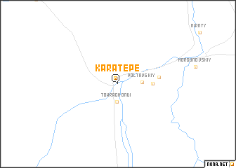 map of Kara-Tepe