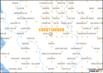 map of Karatiāpāra