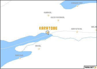map of Karatobe