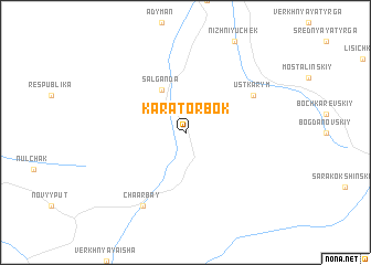 map of Karatorbok