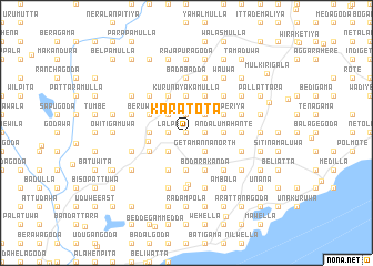 map of Karatota