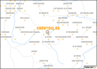 map of Karátoulas