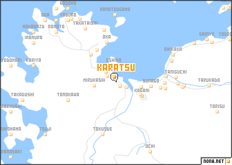 map of Karatsu