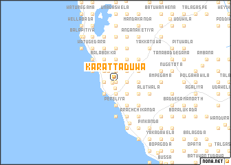 map of Karattaduwa