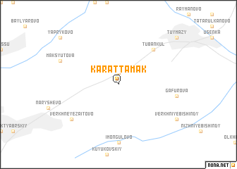 map of Karat-Tamak