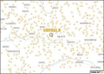 map of Karaula