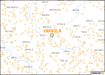 map of Karaula